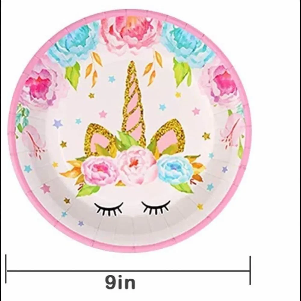 Unicorn Party Decorations set of 81 NWT